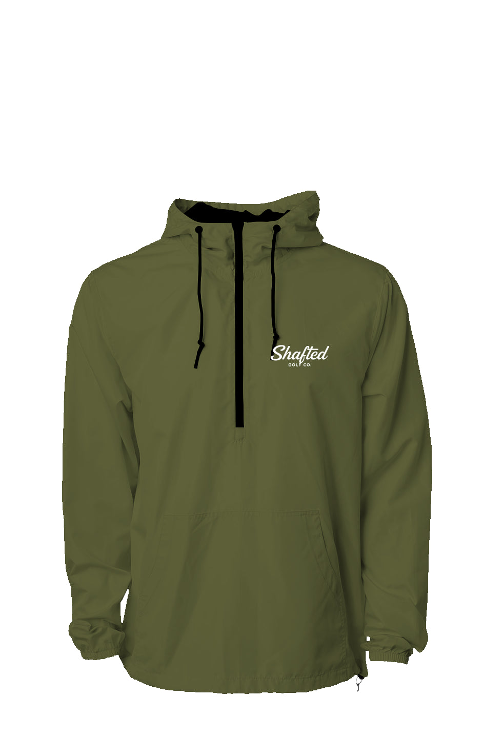 Shafted Pullover Windbreaker