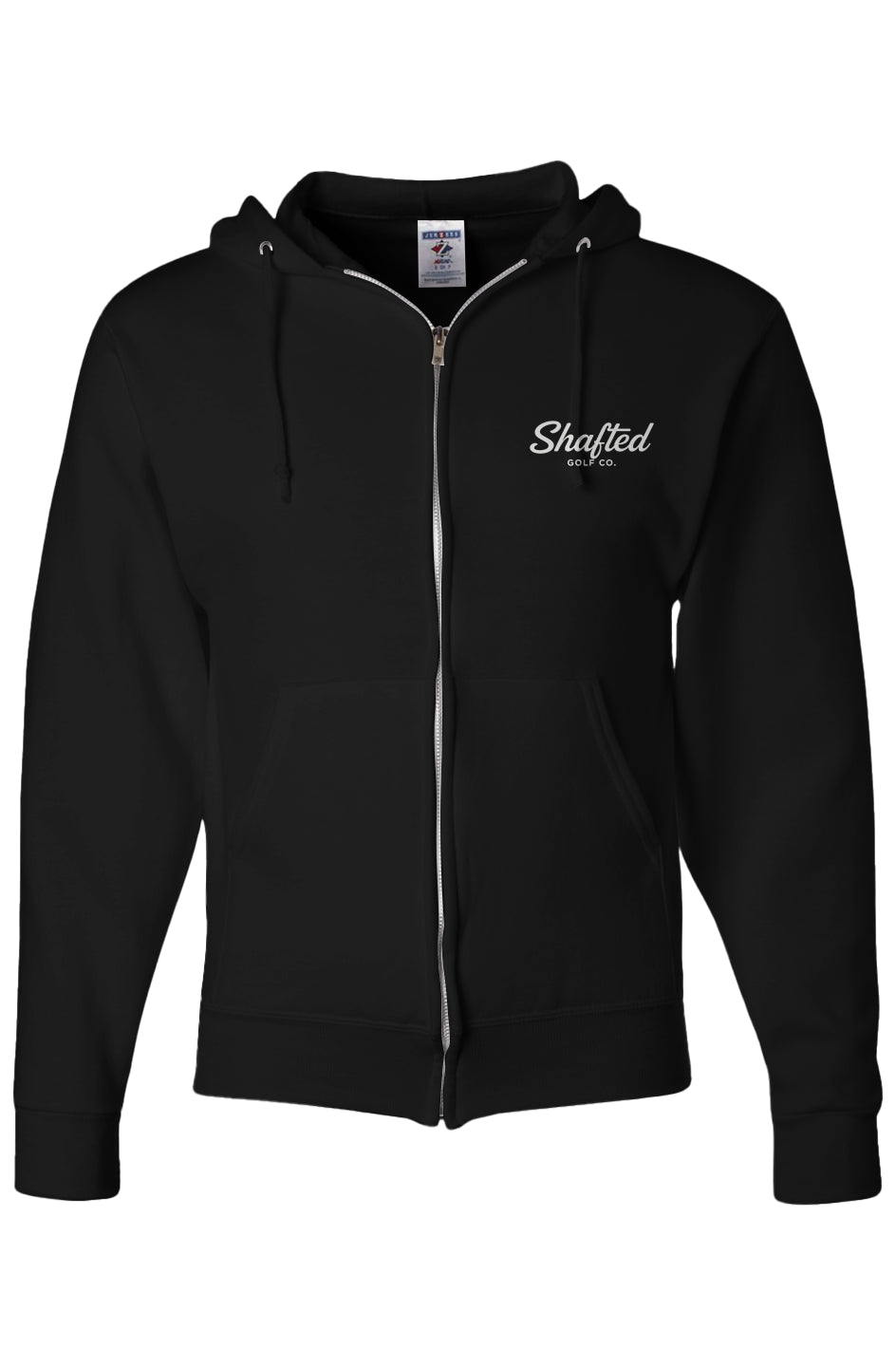 Shafted Full-Zip Hooded Sweatshirt