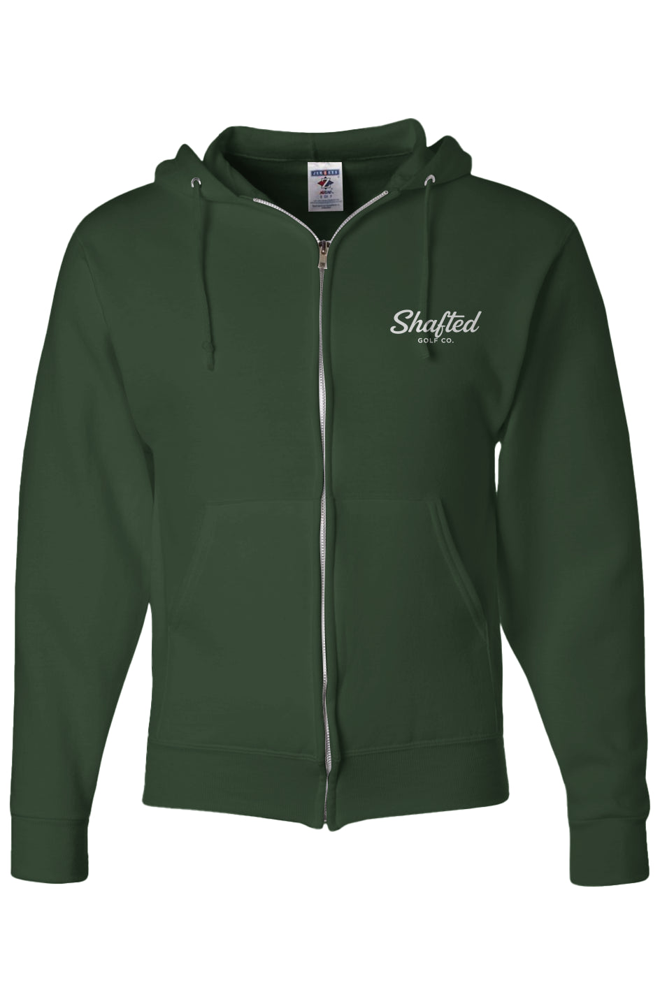 Shafted Full-Zip Hooded Sweatshirt