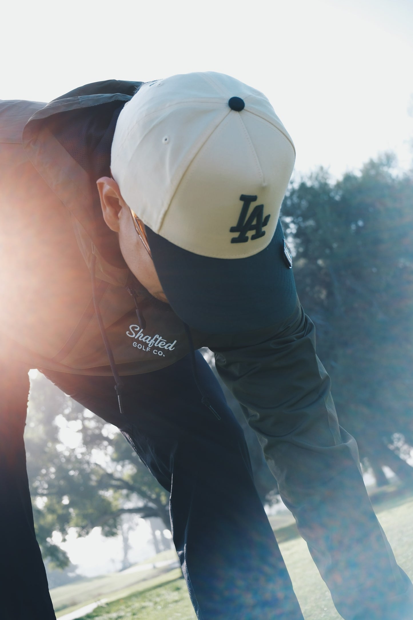 Shafted Pullover Windbreaker